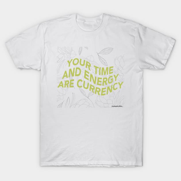 Time and Energy T-Shirt by shopsundae